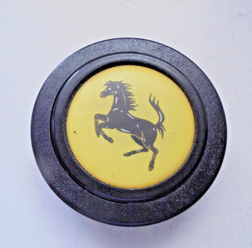 Hupenknopf ferrari schwarz - ferrari, Ø