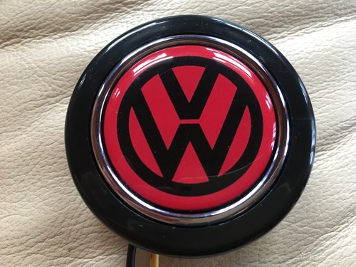 Hupenknopf volkswagen rot - hupenknopf, vw