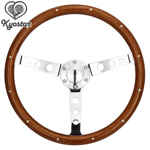Holzlenkrad 380mm oldtimer - 380mm, 15"