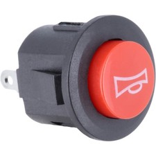 Runder Hupentaster 12V 24V rot
