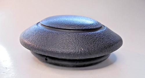 Hupenknopf schwarz 50mm - hupenknopf,