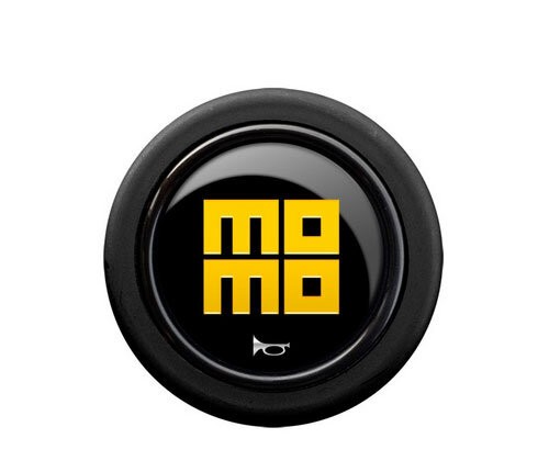 Momo hupenknopf schwarz gelb - momo,