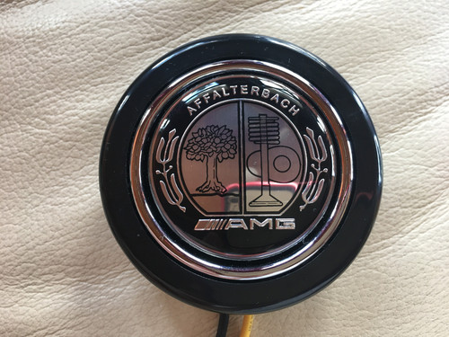 Hupenknopf schwarz amg - hupenknopf,