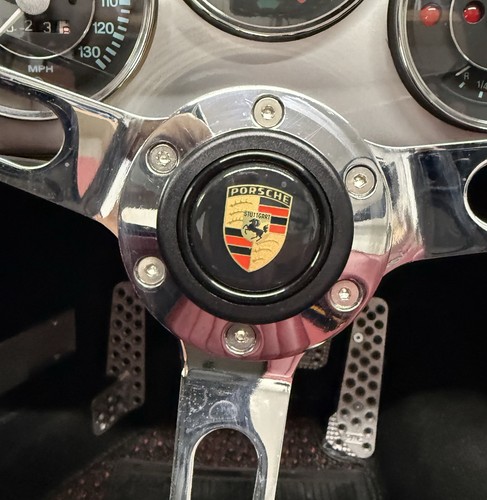 Hupenknopf mit porsche wappen - hupenknopf,